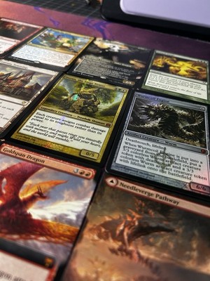 $100 Value Lot Magic the Gathering Rares Mythics Sol Ring Goldspan Dragon MTG