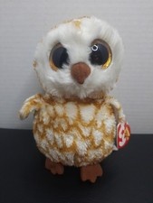 Ty Beanie Boos - SWOOPS the Owl (6 Inch) NEW MWMTs Plush Stuffed Animal Toy