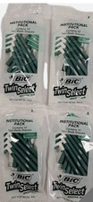 10 BiC Twin Select Sensitive Skin Men's Disposable Shavers Total 100 Razors