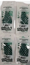 10*BiC Twin Select Sensitive Skin Men's Disposable Shavers Total 100 Razors