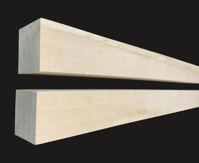 2 Pcs, Basswood Carving Wood Blocks 2x2x18 Craft Turning Blank- Free US Shipping