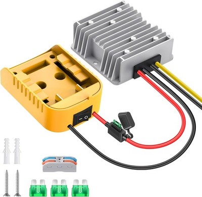20V to 12V Step down Converter for Dewalt 20V Battery, DC Voltage Reducer Transf