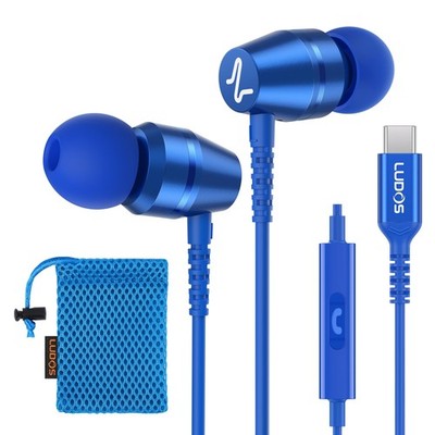 OMNITONE Kopfhörer In Ear Kopfhörer mit Kabel und Mikrofon, 5 Jahre Garantie