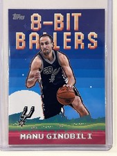 Manu Ginobili - 2025-26 Topps 8-Bit Ballers Insert #8B29 - San Antonio Spurs