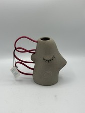 Top Fin Futurology Aquatic D cor Ceramic Face with Rubber Hair Pink