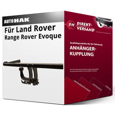 Anhängerkupplung abnehmbar für Land Rover Range Rover Evoque 09.2011-12.2019 neu