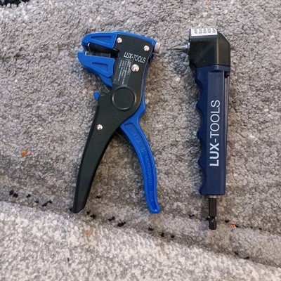 Abisolierzange 170 mm Classic +LUX-TOOLS Winkel-Schraubendreher