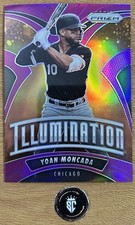 Yoan Moncada 2020 Panini Prizm Baseball Illumination Purple Prizm #I-8