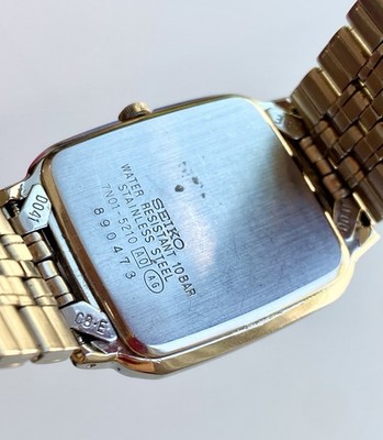 1998 Vintage Seiko Spirit Tank JDM Quartz 33mm Stainless Steel
