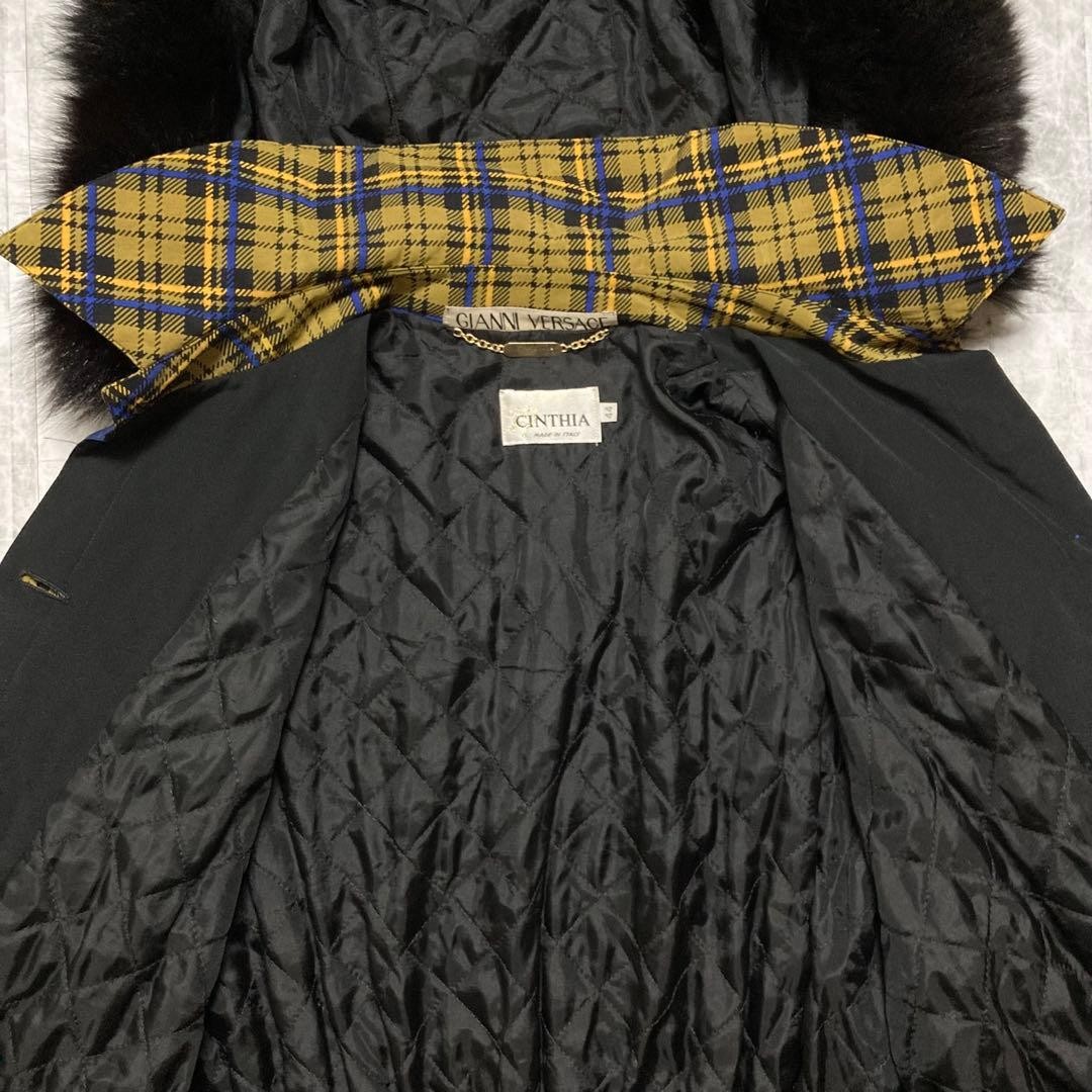 USED [RARE DESIGN] VERSACE FUR DOWN COAT JACKET VINTAGE GOOD thumbnail 13