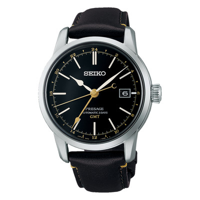 Seiko Presage Craftsmanship Serie 40,2 mm SS Automatik schwarzes...