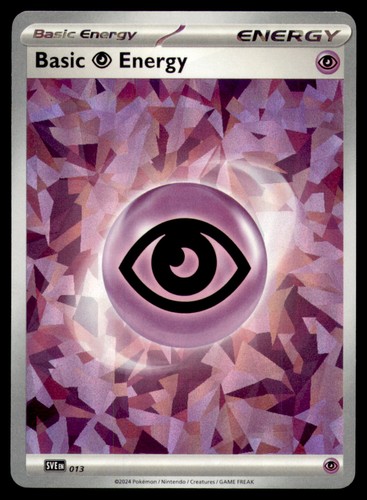 Basic Psychic Energy (Cracked Ice Holo) 013 SVE: Scarlet & Violet Energies 2023