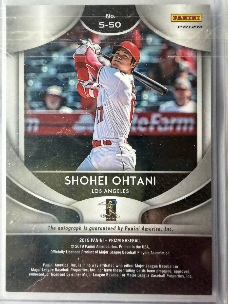 2019 Panini Prizm Shohei Ohtani Auto Autograph Angels SP Rare Japan view 2