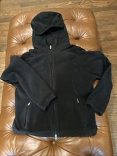 Women  s NIKE THERMA-FIT Fitted Black Front Full Zip Hoodie Jacket Size MEDIUM