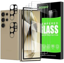 3 2 Pack Screen Protector Camera Lens Protector for Samsung Galaxy S24 Ultra,