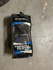 Sanabul Essential GEL Boxing gloves 14 Oz Black/metallic Blue