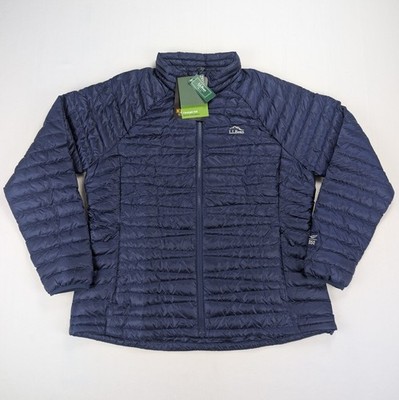 NEW L.L. Bean Ultralight 850 Down Sweater Women's Size XL Night Puffer $230