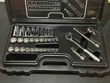 Blackhawk by Proto 3/8” Inch Drive 34 Piece Socket Mechanic Set - Made In USA