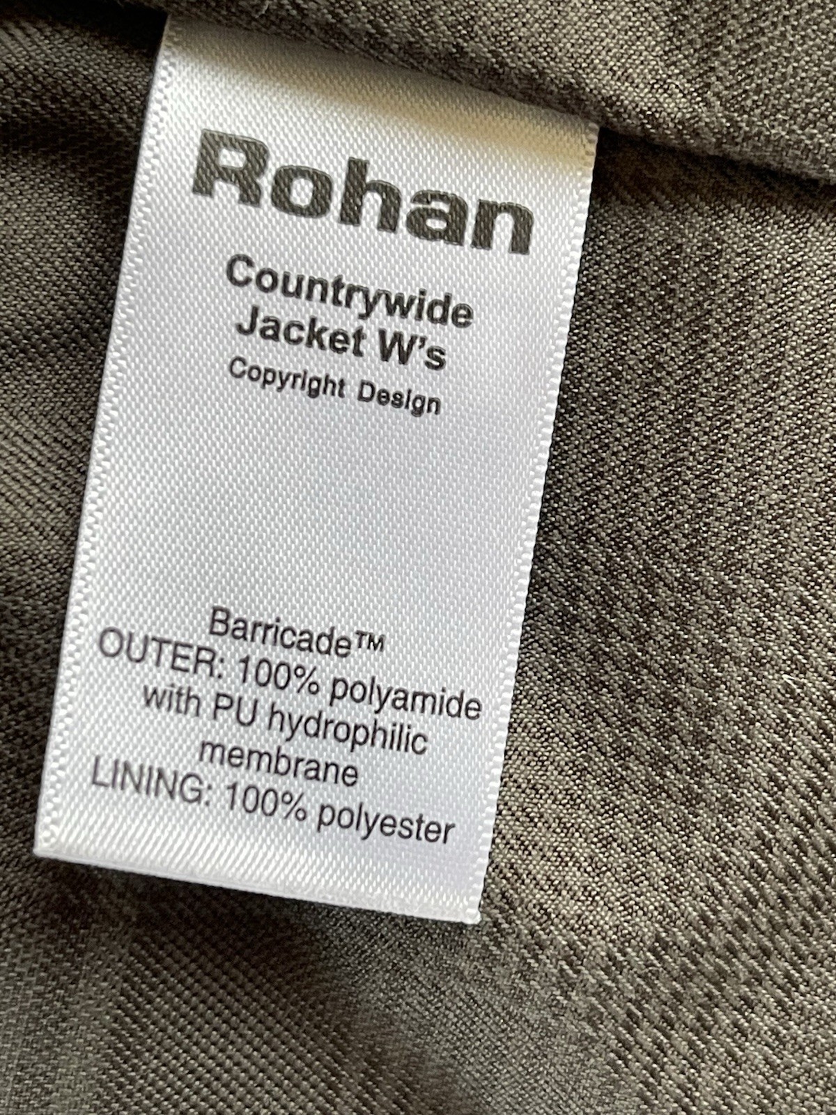 RRP£169 Rohan Women Jacket, Excellent Condition, Size M Waterproof, Forest Green image 10