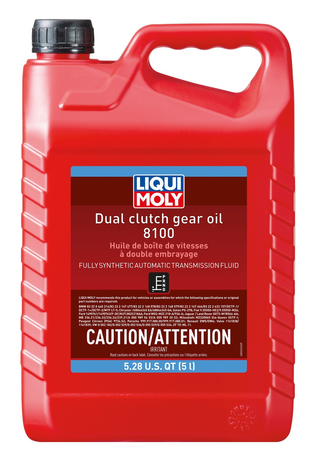 Liqui Moly 20116 Automatic Transmission Fluid - Dual Clutch Gear Oil 8100 (5 L)