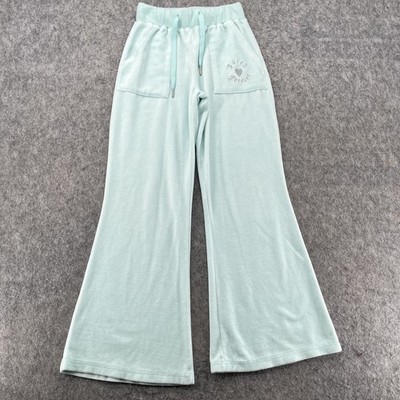 Juicy Couture x Forever 21 Teal Sweatpants XS Glam Rhinestones Bling