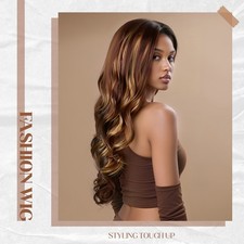 Long Wavy Curly Wigs Full Hair Wigs Womens Synthetic Hair for Cosplay Costume