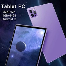10.1-inch Tablet with 4GB RAM 64GB ROM, Android 11 System Table