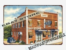 1930-45 Howard - Robinson Funeral Directors North Carolina tin sign