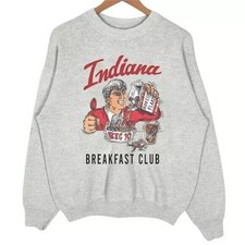 Vintage Indiana University Sweatshirt, Indiana Hoosiers Football Men Women