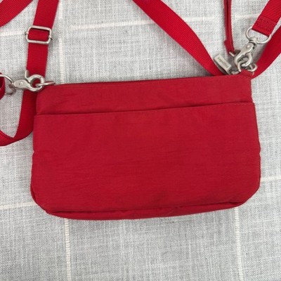 Baggallini Plaza Mini Crossbody Bag Red Wristlet Travel Bag | eBay