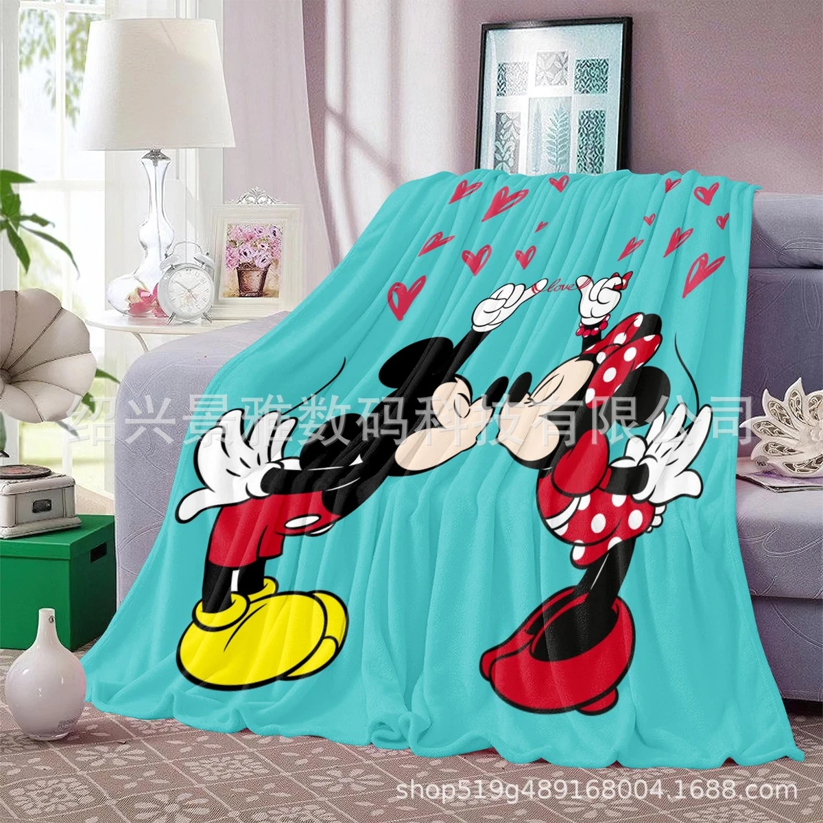 Cute Minnie Mouse-Inspired Kids Sofa – Soft & Foldable