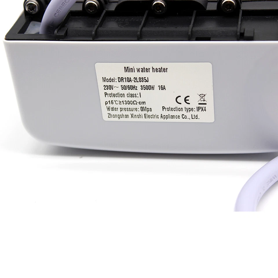 Tankless Water Heater 3500W 230V Small Electric for Kitchen Bathroom Shower New - Image 3 of 4