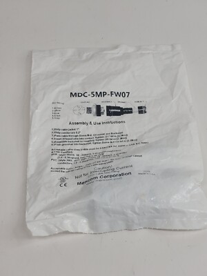 MENCOM MDC-5MP-FW07 Micro Connector NEW IN PACKAGE sp45, x37