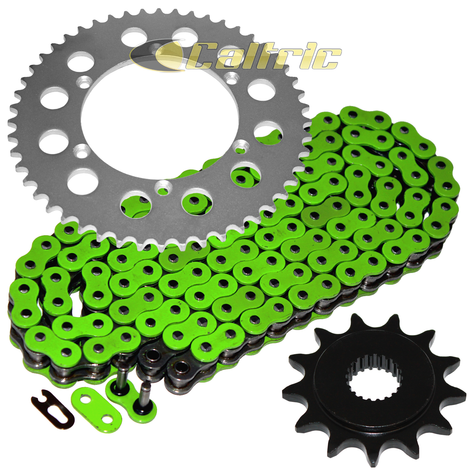 Green ORing Drive Chain & Sprockets Kit for Kawasaki KX250F 20112017