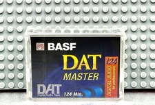 DAT  BASF DAT MASTER  124     DIGITAL AUDIO TAPE (1)  (SEALED)
