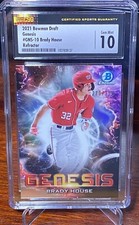 2021 Bowman Chrome Brady House RC Genesis Purple Refractor 230/250! Nationals!