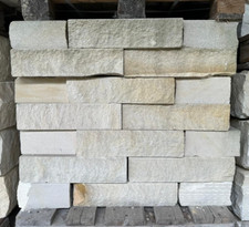 SONDERPOSTEN patinierte SANDSTEINMAUERSTEINE 10x20x40 cm, 4-S.GES&Auml;GT