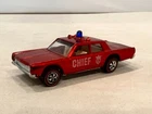 Hot Wheels Redline 1968 CRUISER Chief Fire Dept Red Spectraflame Very Near Mint