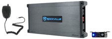 Rockville Dbm50 4000 Watt/980w Rms 5 Channel Marine/boat Amplifier Amp+mic