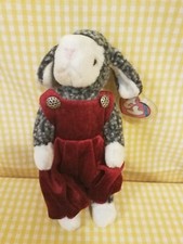 Ty Attic Treasures Lilly The Lamb Vintage #6037 W/JUMPSUIT MWT Rare Plush Mwt