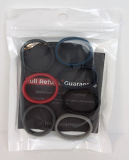 Thunderfit Silicone Rings Victorious 15 7 pack Black Gray Blue Red