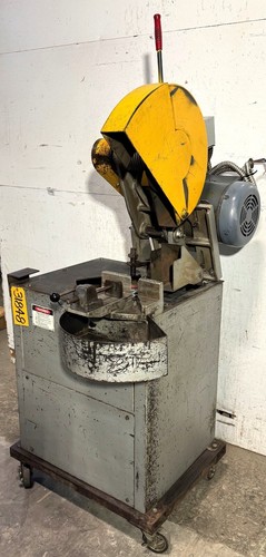 16" Everett Abrasive Saw, Miter, 2" Solids, 5" Shapes, 7-1/2 HP, 1 Phase