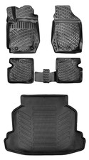Floor Mats Cargo Trunk Liner Fits Toyota Corolla Sedan 2001-2006 Boot Tray Set