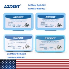50Sets Dental Orthodontic Buccal Tubes MBT ROTH 022 1st 2nd Molar Monoblock
