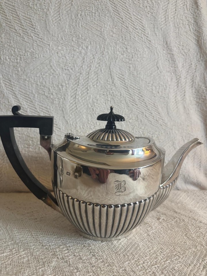 silver tea set hallmarked eBay