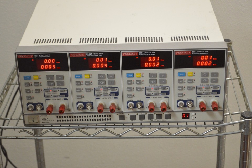 ^^ Prodigit 3251A AC/DC Electronic Load- LOT OF 4- MAINFRAME (LNC91) | eBay