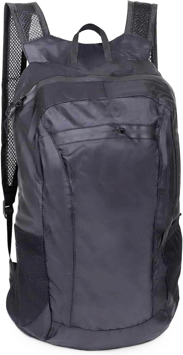 Hiking Backpack Waterproof Nylon Small Packable Foldable Camping bag-image