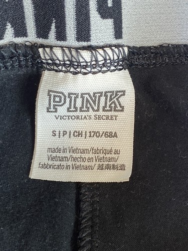 Victoria’s Secret Rosa Talla Pequeña Acogedor Mujer Leggings Negro Sólido Mezcla Algodón - Imagen 2 de 6