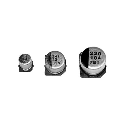 KJ Electronics SMD Aluminium Elektrolyt-Kondensator LZ 50V 1µF 20% 4mmx5,4mm -55