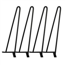 Haarnadel Tischbeine Set DIY Couchtisch Füße Metall Tischfüße Schwerlastbeine 